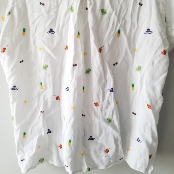 Rails Anthro Chase Beach Day Button Front Shirt Small - Picture 11 of 11